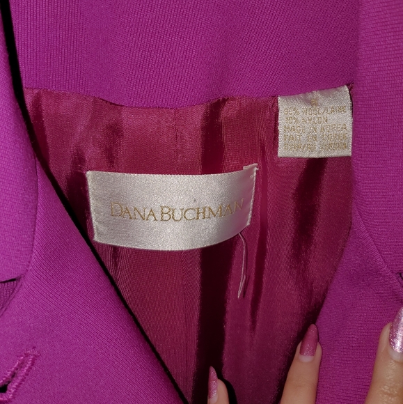 5 for $25 | Dana Buchman Classic Double Breasted Blazer Suit Jacket - Picture 4 of 16